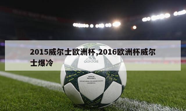 2015威尔士欧洲杯,2016欧洲杯威尔士爆冷