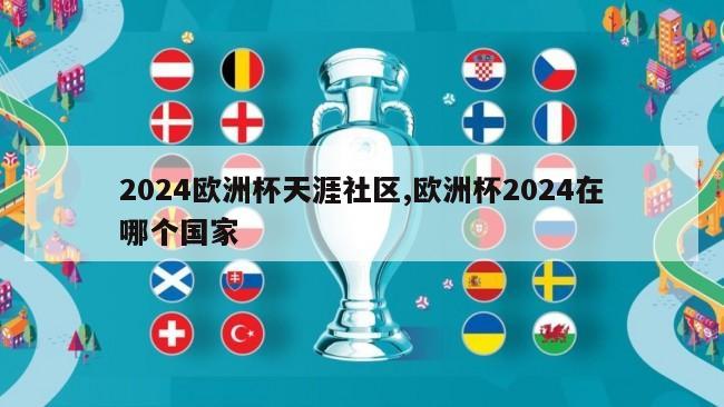 2024欧洲杯天涯社区,欧洲杯2024在哪个国家